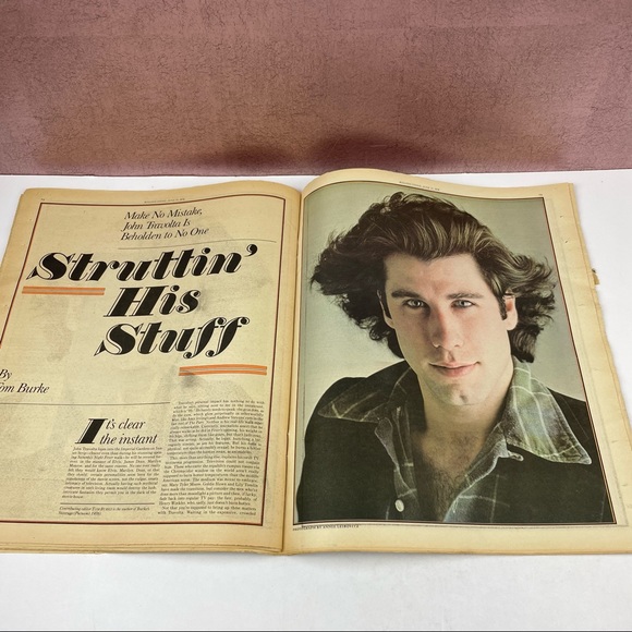 Vintage Rolling Stone Magazine John Travolta Bob Seger June 15, 1978 - Picture 3 of 5